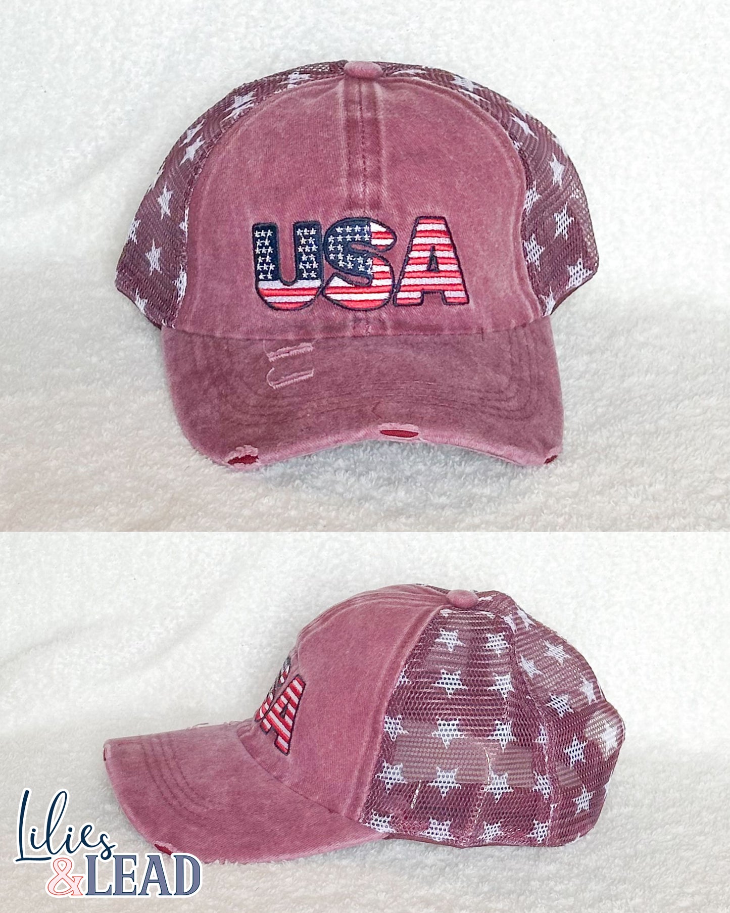 USA Patch Mesh Baseball Cap