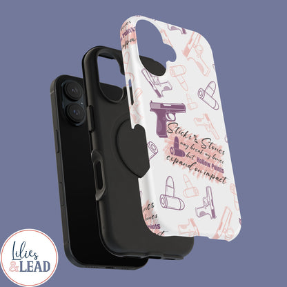 Sticks and Stones May Break My Bones, but Hollow Points Expand on Impact, Impact-Resistant Cases, 2A phone Case