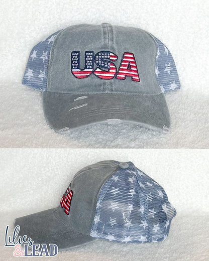 USA Patch Mesh Baseball Cap